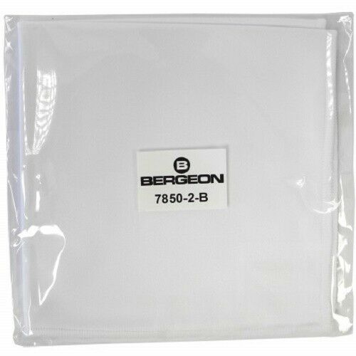 Bergeon 7850-2-B White Microfibre Cloth 250mm x 250mm