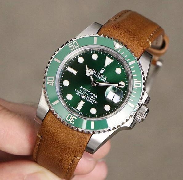 Luxury watches leather straps 2025