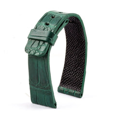 ABP Paris Green Alligator Leather Apple Watch Strap