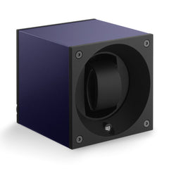 SwissKubik Masterbox Watch Winder in Blue Anodized Aluminium