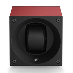SwissKubik Masterbox Watch Winder in Red Anodized Aluminium
