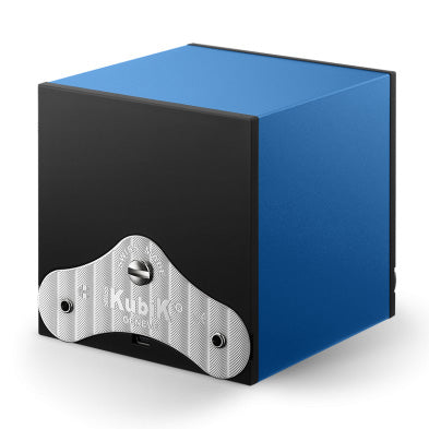 SwissKubik Masterbox Watch Winder in Sapphire Blue Anodized Aluminium