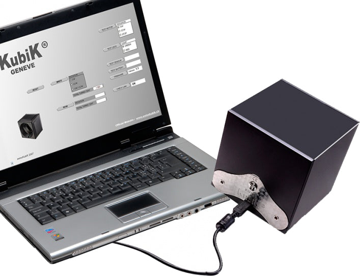 SwissKubik Masterbox Double Watch Winder in Silver Anodized Aluminium