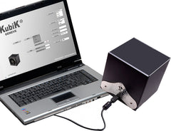 SwissKubik Masterbox Double Watch Winder in Silver Anodized Aluminium