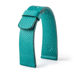 ABP Paris Turquoise Grained Calf Leather Apple Watch Strap